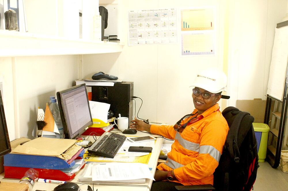 A professional at work in Malawi